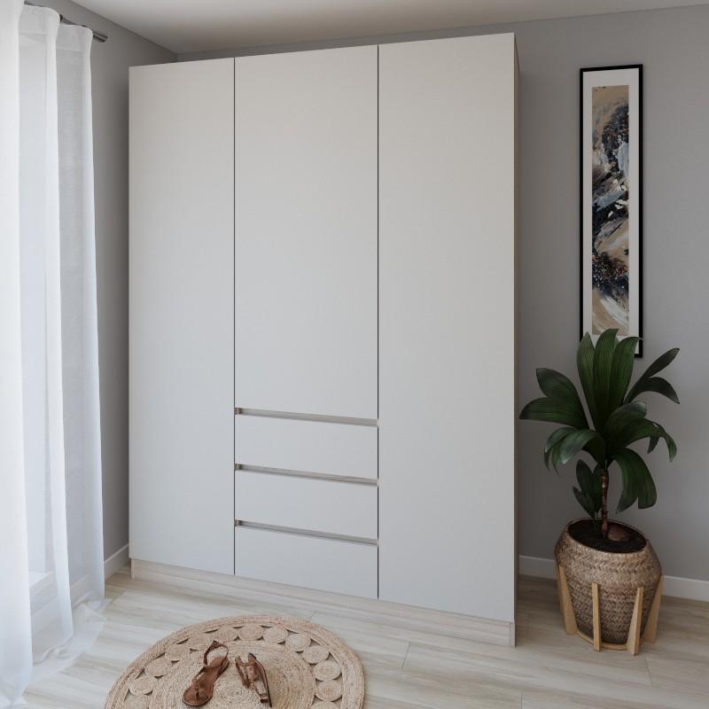 Dulap Smartex N16 160 cm Stejar Deschis / Cașmir