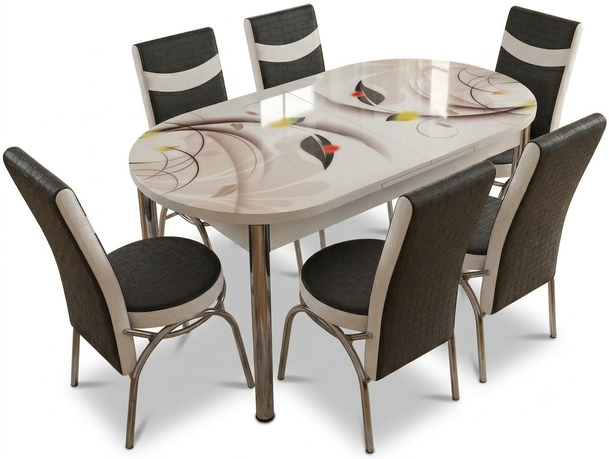 Set de masa si scaune Kelebek ES-41 (6 scaune)