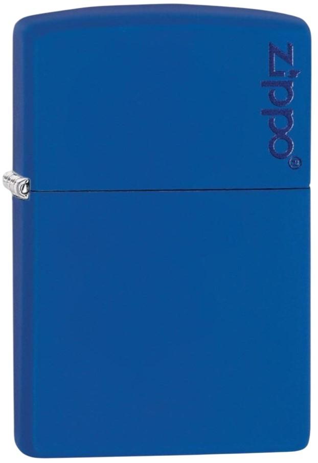 Bricheta Zippo Royal Blue Matte Logo 229ZL