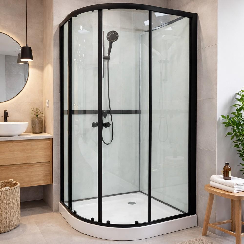 Cabina de dus Linia H2O Fiori Negru
