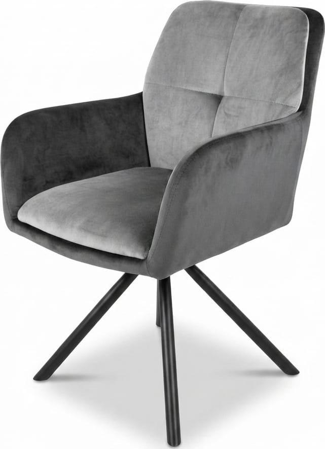Scaun Kroll DC2-010 (velur) Grey / Light Grey / Grey
