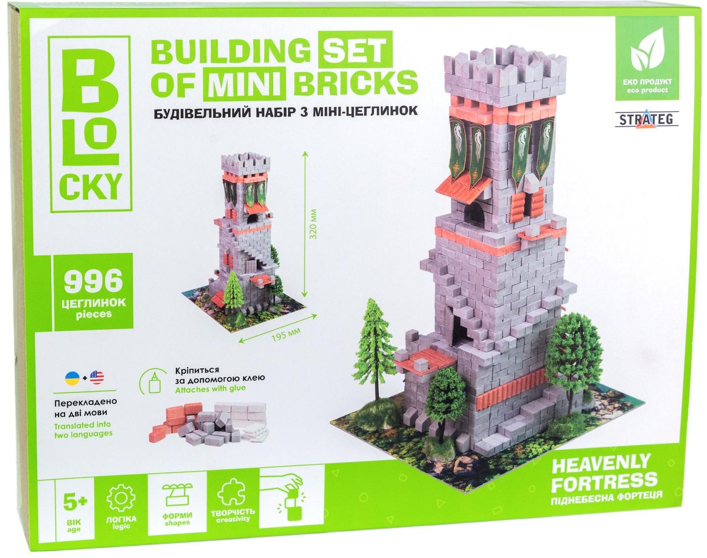 Конструктор Strateg Blocky "Башня"