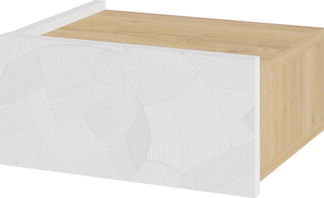 Noptiera DECO Onda White / Saphire Oak