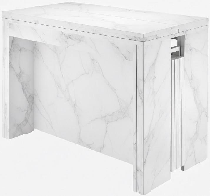 Masa Flat Console 6in1 Marmura Alba