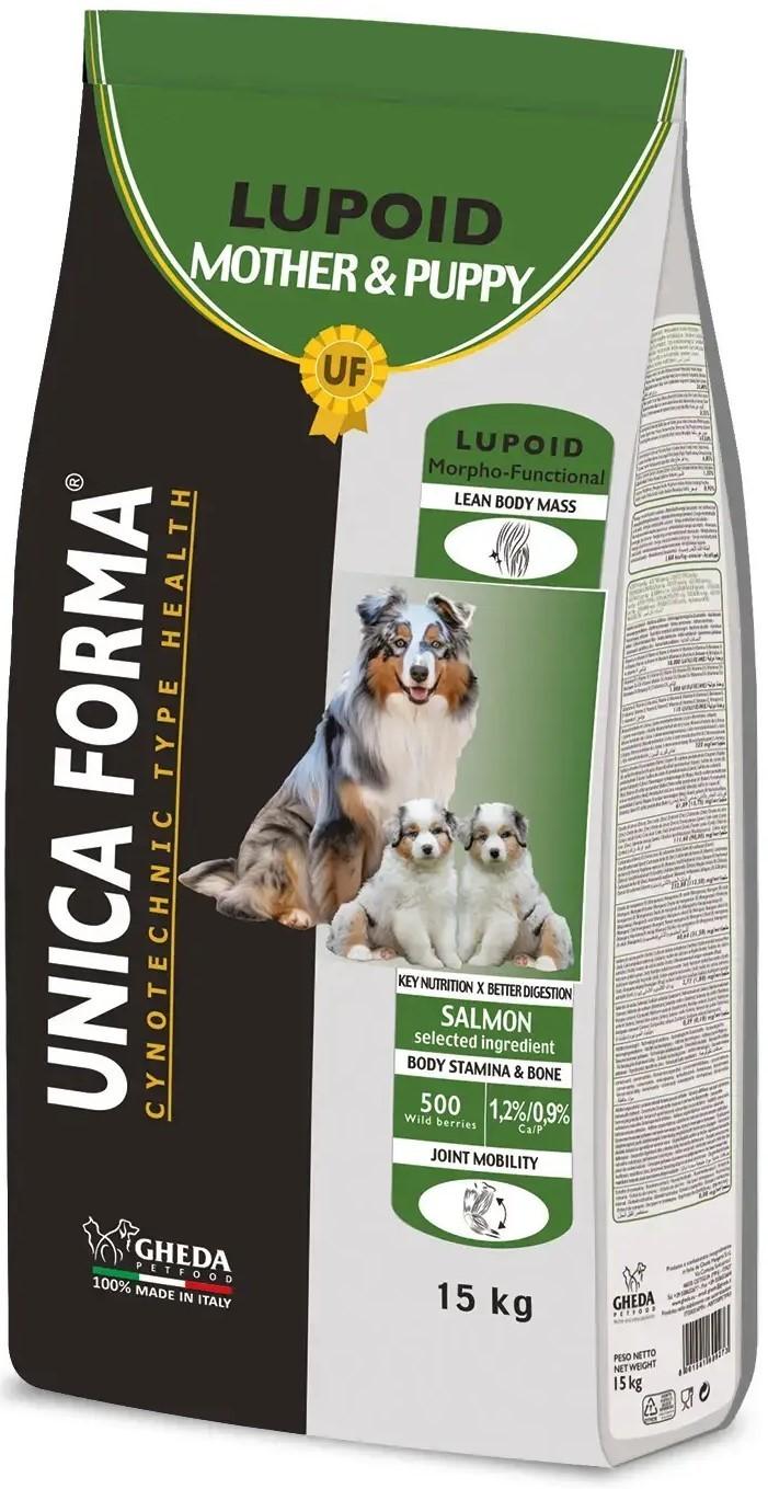 Hrana uscata pentru caini Gheda Unica Forma Lupoid Mother & Puppy 15kg