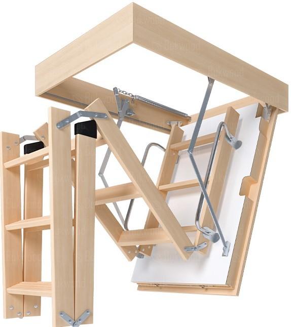 Чердачная лестница Bukwood DOUBLE Luxe Mini 60x90cm