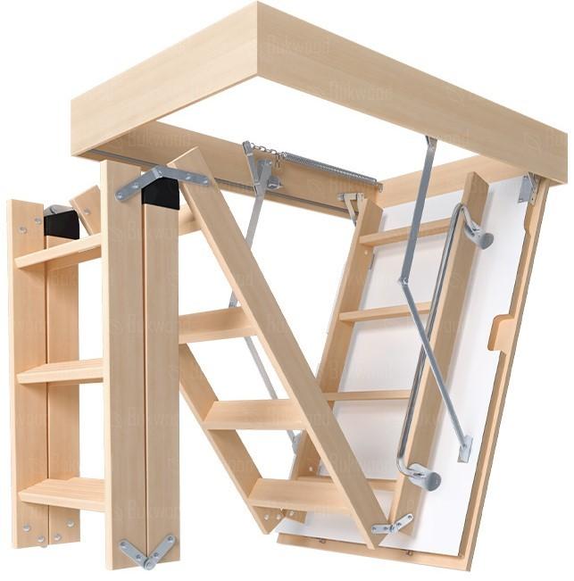 Чердачная лестница Bukwood LUXE LONG 70x130cm