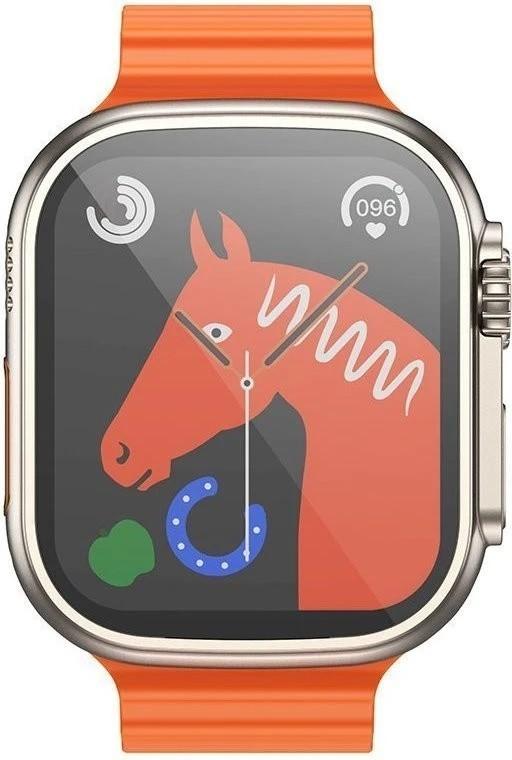Умные часы HOCO Y12 Ultra Call Version Titanium Gold