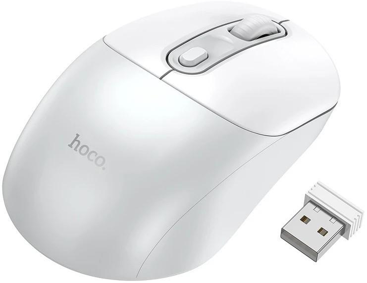Компьютерная мышь HOCO GM28 White Gray