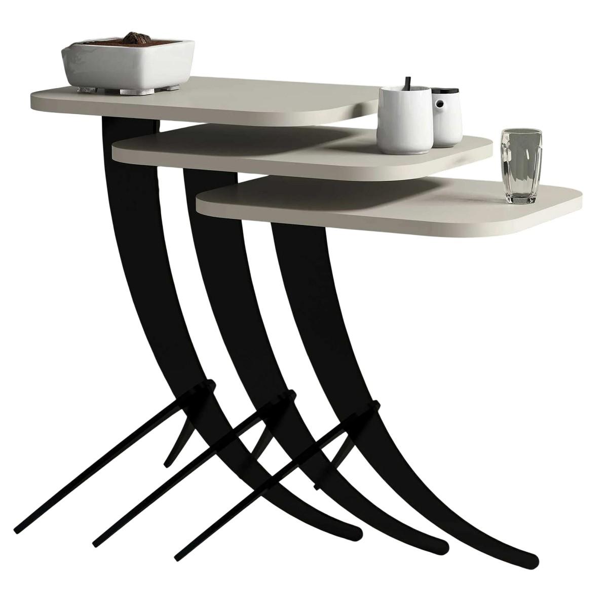 Masuta de cafea, reviste Trendy Pion Crem (Bej)