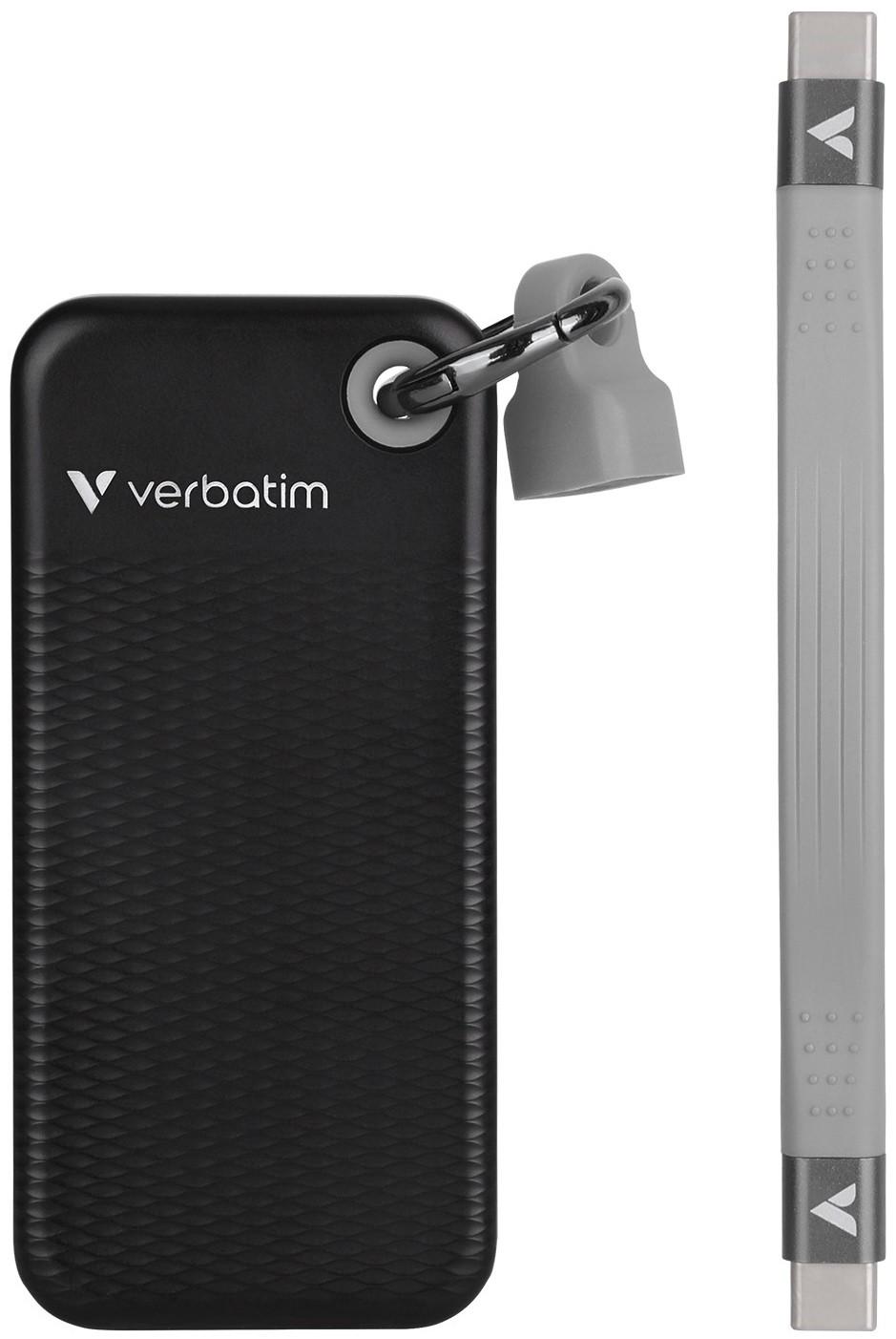Внешний SSD Verbatim Pocket 256GB Black/Grey