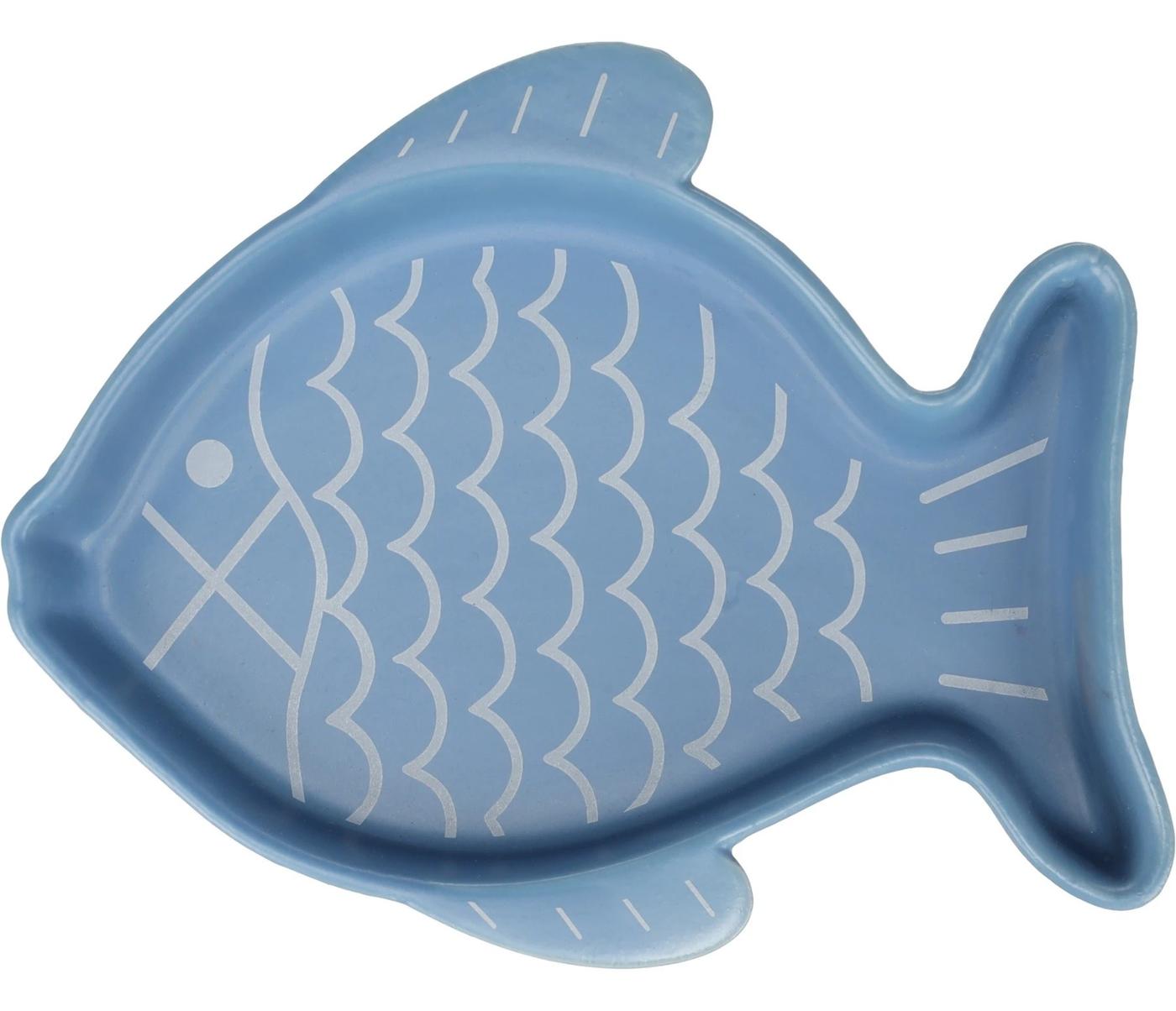 Миска для кота Flamingo Fishie Blue (561704)