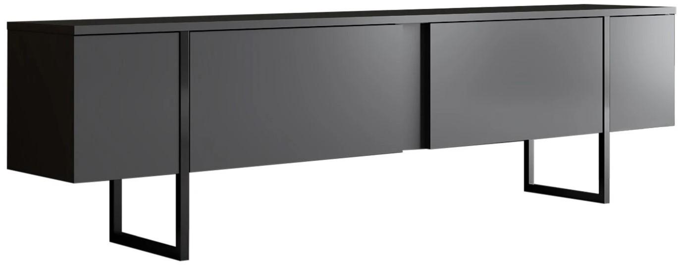 Тумба под телевизор Hanah Home TV Luxe Anthracite Black
