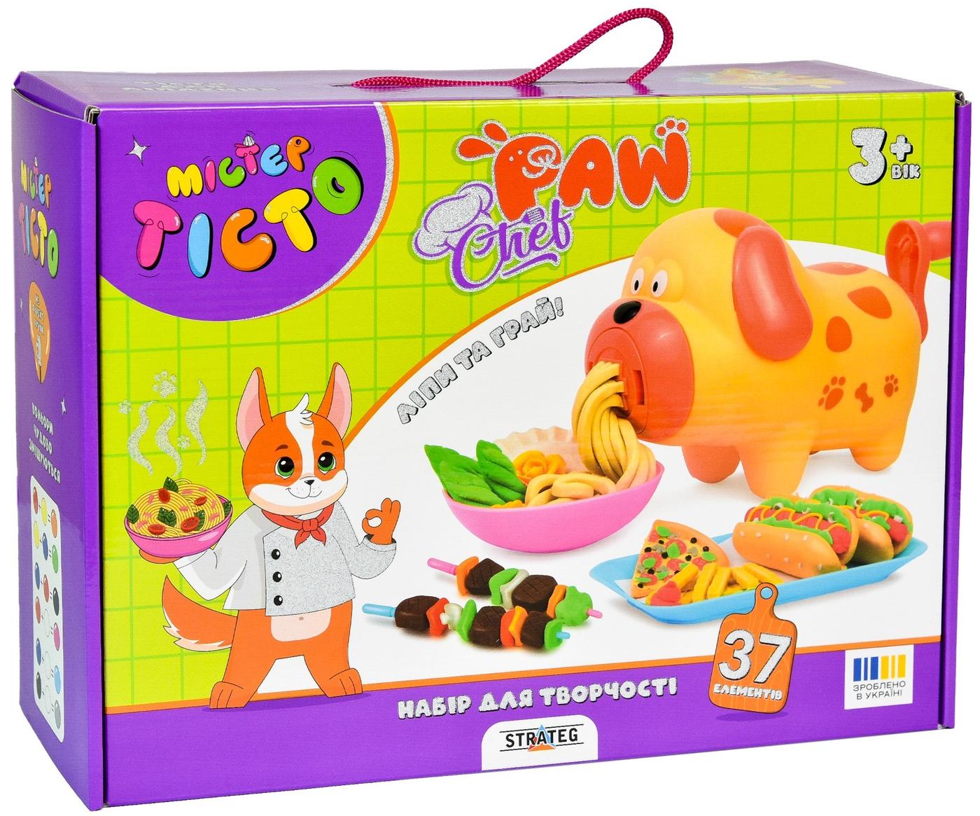 Набор игрушек Strateg Мистер Тесто: Paw Chef (57152)