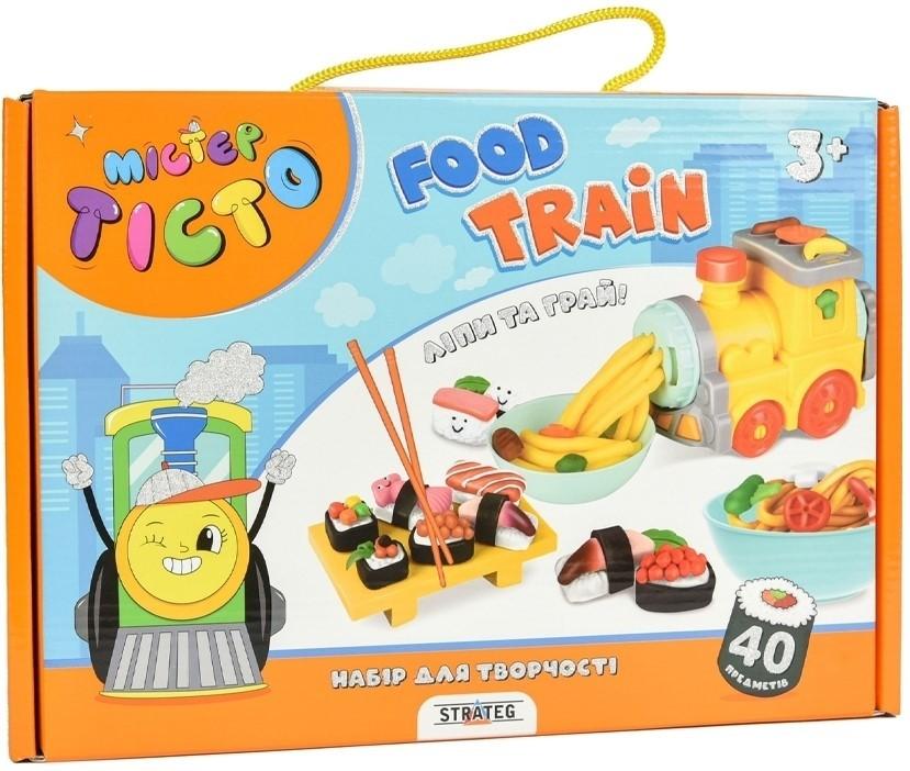 Набор игрушек Strateg Мистер Тесто: Food Train (57995)