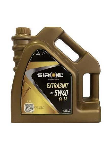 Моторное масло Siroil 5W40 C4 4l API SN/CF EXTRASINT LS