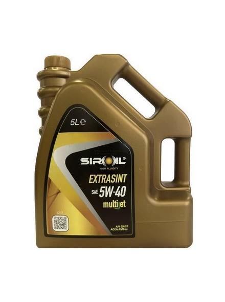 Моторное масло Siroil 5W40 5l API SN/CF EXTRASINT MULTIJET