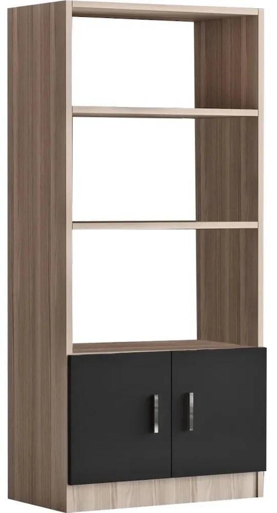 Etajera Mirage Design Vario VO4-OB Stejar (Bej)/Larex Negru