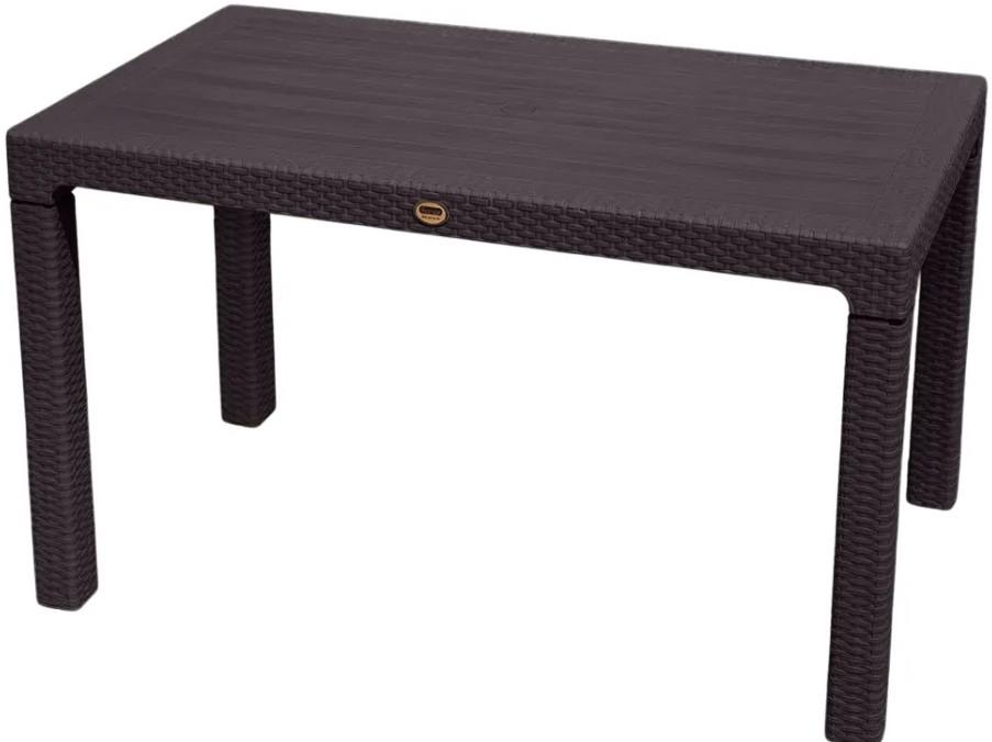 Стол садовый Heniver Rattan Table 120x70 Brown