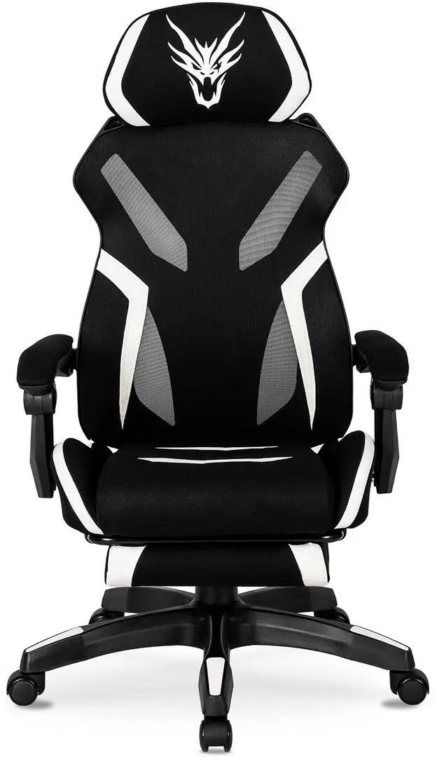 Игровое кресло Mebel Elite Maximo Черный/Белый