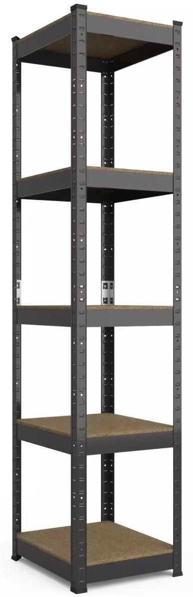 Cтеллаж складской Nex Budget 1800x400x400 mm Антрацит (Серый)