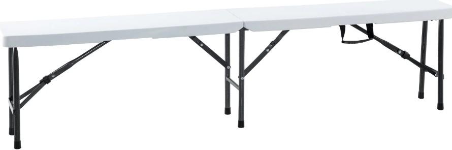 Стул для сада Kingfisher Astano 180x43x25cm White