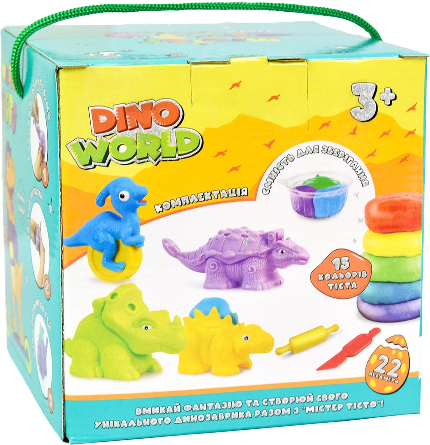 Набор игрушек Strateg Мистер Тесто: Dino World (57994)
