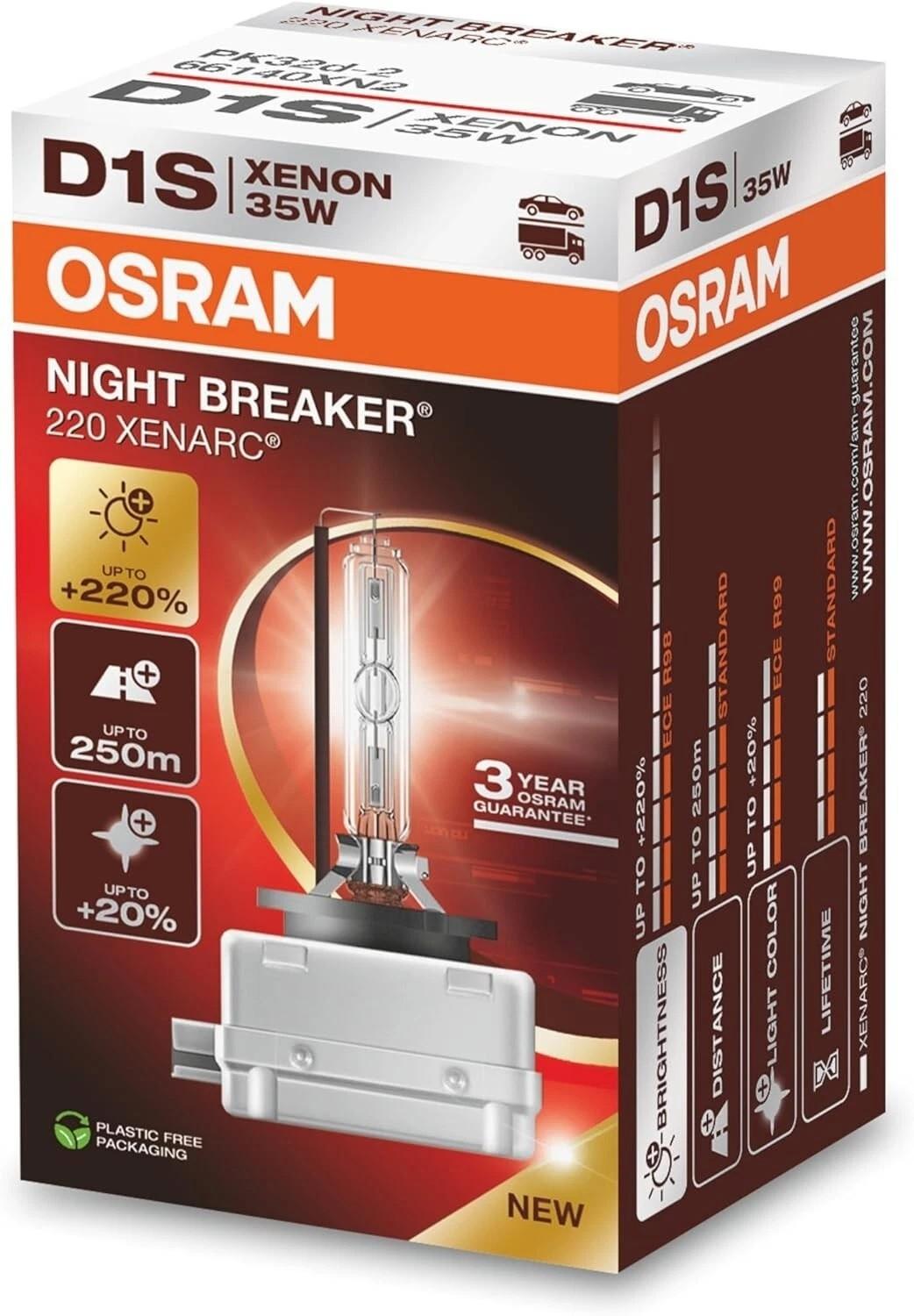 Автомобильная лампа Osram 66140 D1S XN2 35W PK32D-2