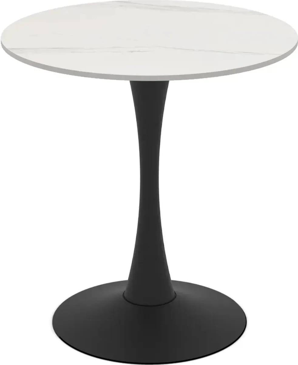 Стеклянный стол Mika Hikme 80 Calacatta