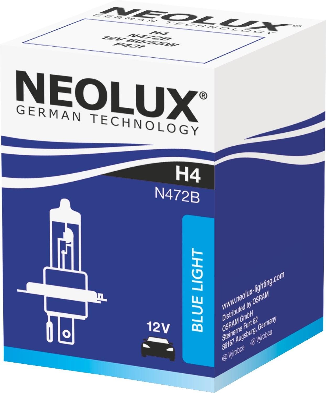 Автомобильная лампа NEOLUX N472B-2SCB H4 12V 60/55W