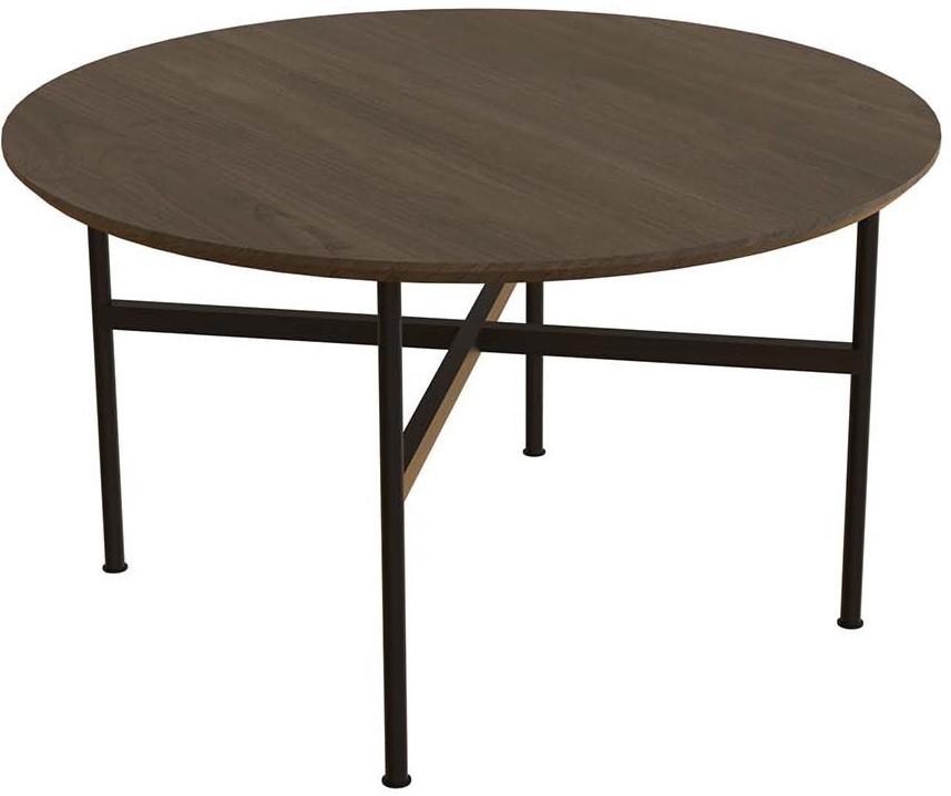 Журнальный столик Dogtas PIERO 65.8x65.8cm Орех (Коричневый)/Золото