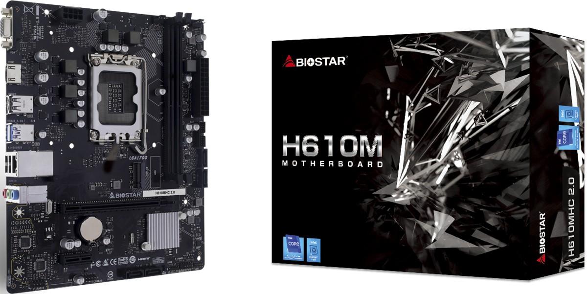 Материнская плата Biostar H610MHC 2.0