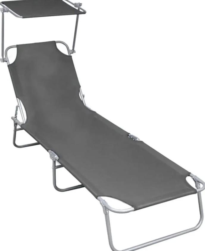 Шезлонг Jumi OM-282124 Grey