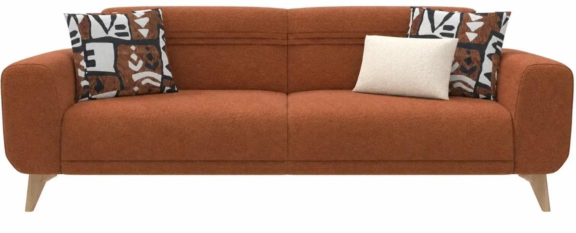 Диван Dogtas CALMERA GK2651 (226 cm) Букле Кирпичный