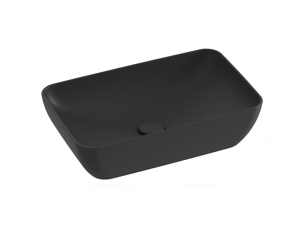 Lavoar baie Ravak Uni Slim 50 R Matt Black (XJX0D150000)