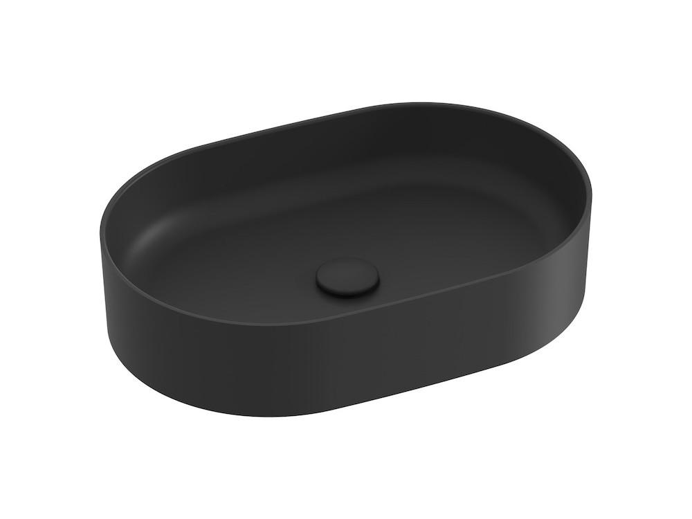 Умывальник Ravak Ceramic Slim O Matt Black (XJX0D155000)