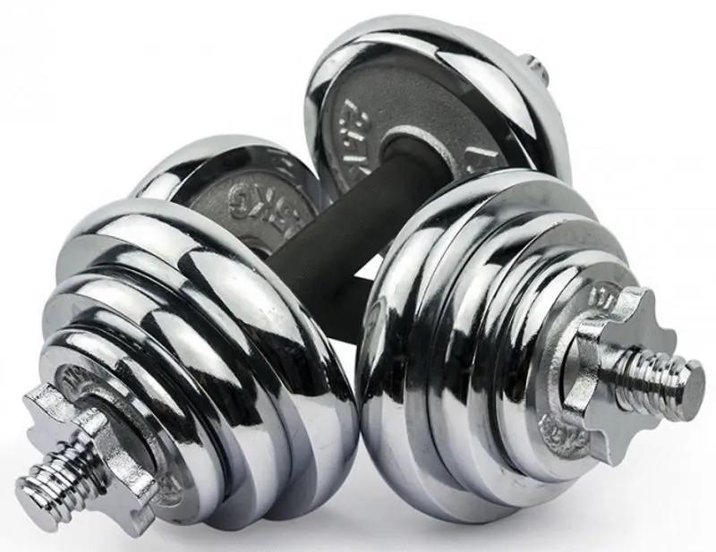 Гантель Hiperlion YLK004 2x10kg Silver
