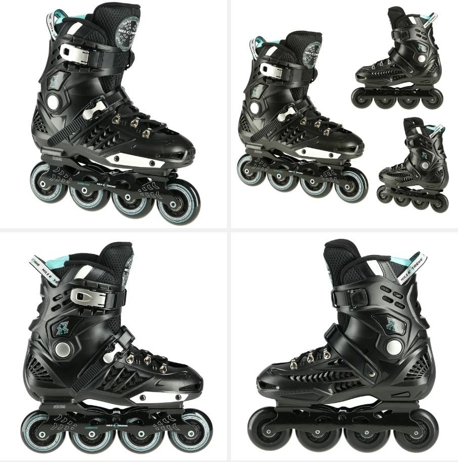Роликовые коньки Nils Slalom size 42 Black (NA20001)