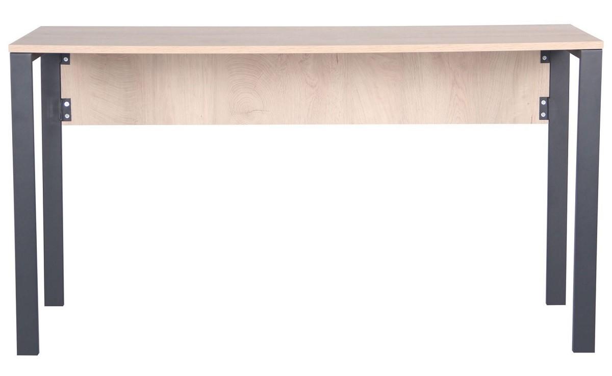 Masa de birou AMF Pluto 138 Stejar Endgrain (Bej)/Negru