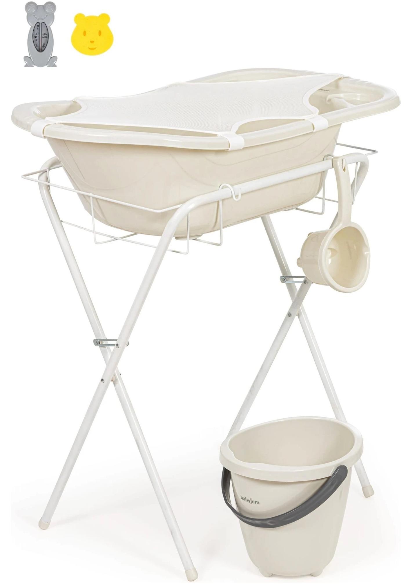 Cada pentru bebelusi BABYJEM Sand Beige 7 pcs