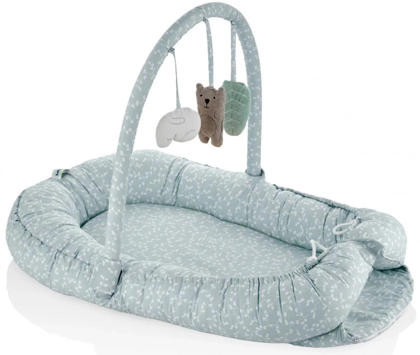 Cuib pentru bebelus BABYJEM Between Parents Green