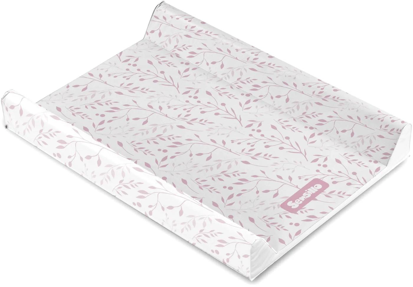 Пеленальный матрасик Sensillo Pink Leaf 70x50x9.5 cm