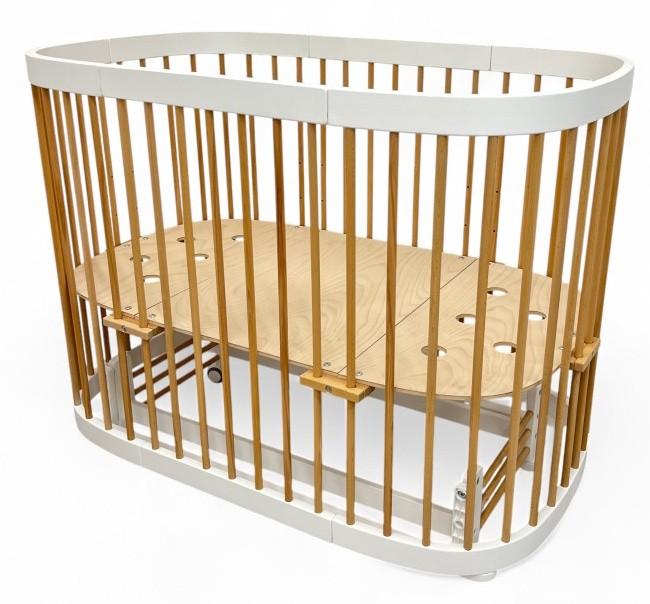 Детская кроватка Eucalyptus Napoli Plus Universal (DS-N141) Белый/натуральный