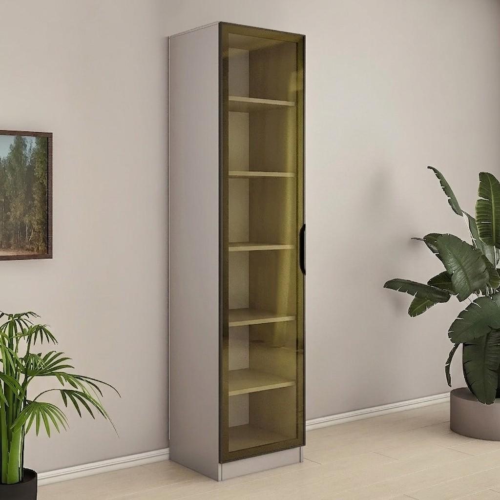 Dulap cu vitrina PS PTA-50 Toffi / Bej