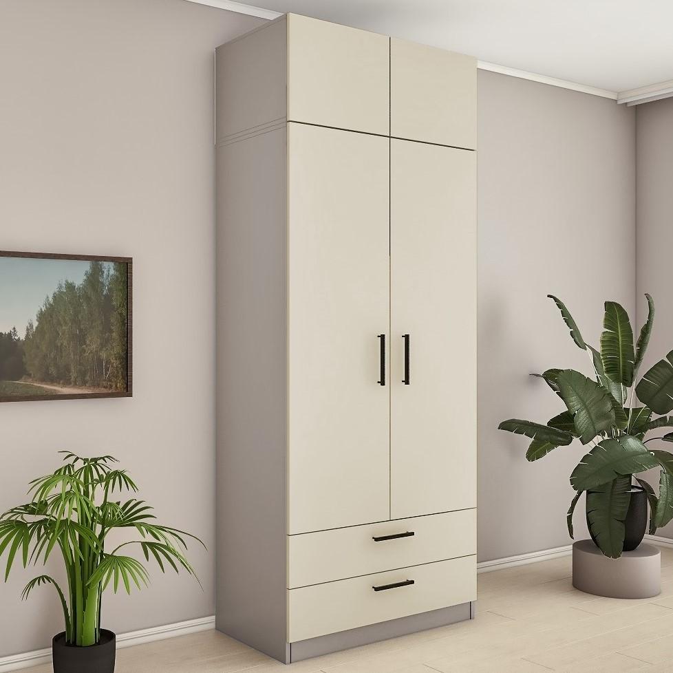 Dulap PS ST-100 (2 sert.) + Antresol Toffi / Bej