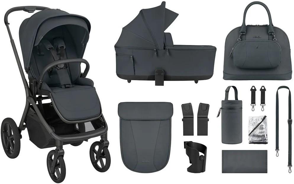 Коляска 2 в 1 Kikka Boo Goya Platinum Graphite