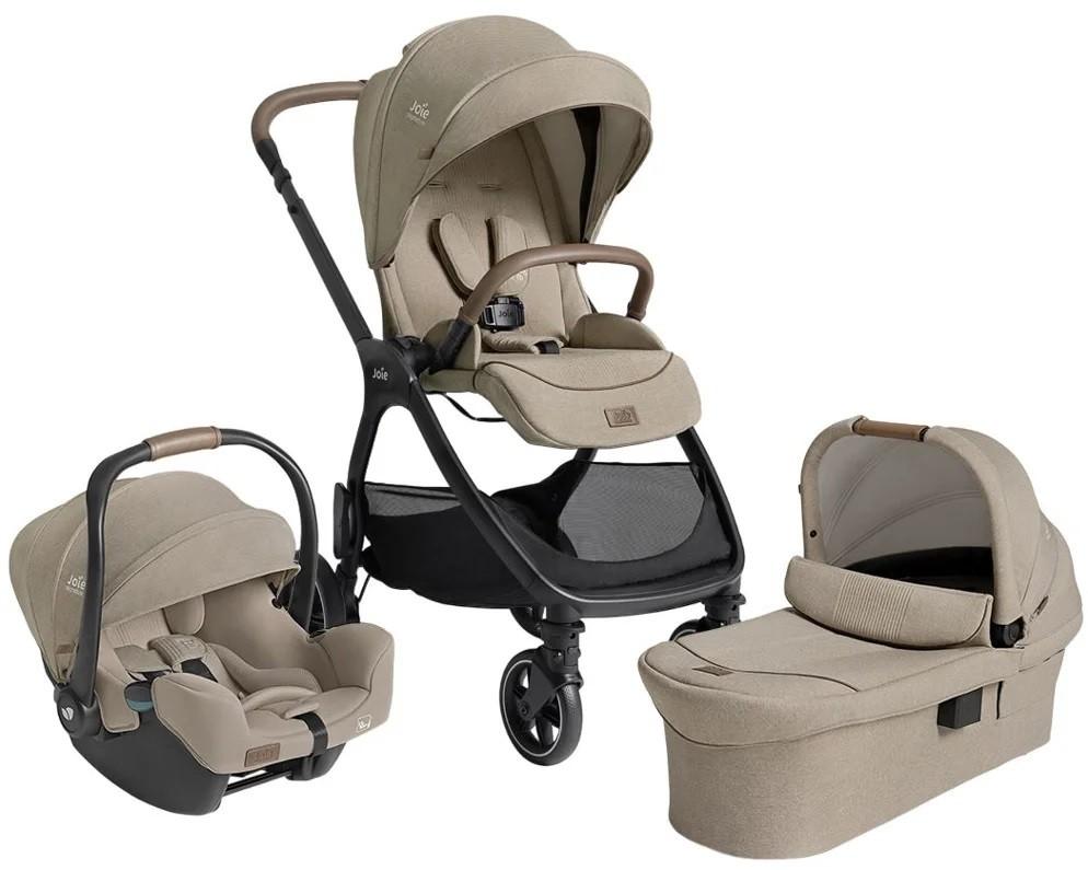 Коляска 3 в 1 Joie Valora Sandstone