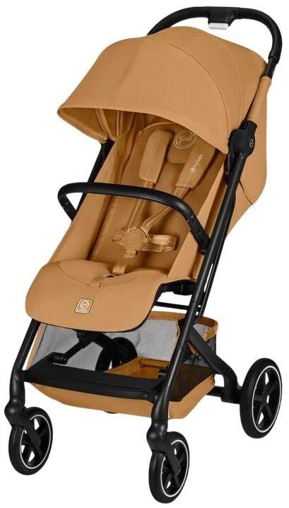 Прогулочная коляска Cybex Beezy Matt Black Cinnamon Yellow