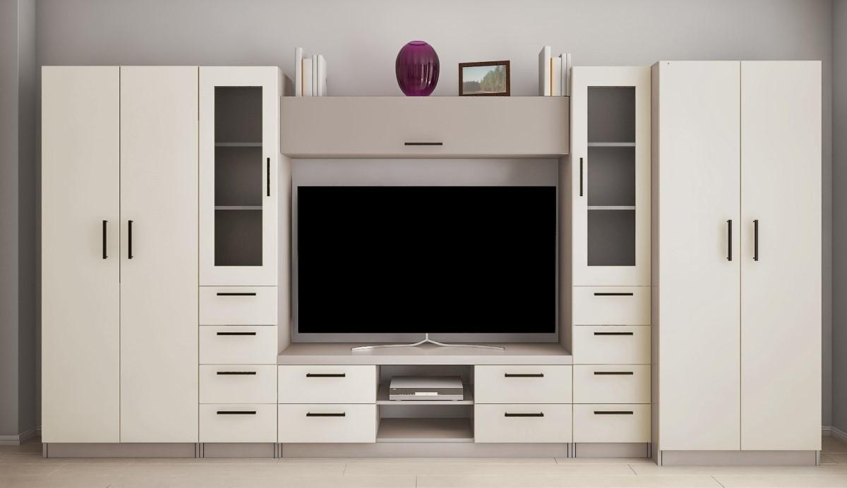 Living PS Ludmila Mini T (TV-1.5 m) 3.9 m Toffi / Bej