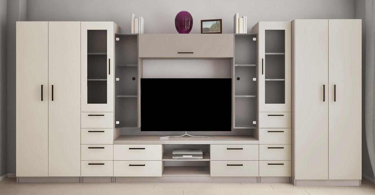 Living PS Ludmila T (TV-1.2 m) 4.2 m Toffi / Bej
